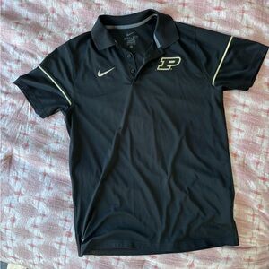 Nike Purdue Black Polo Shirt